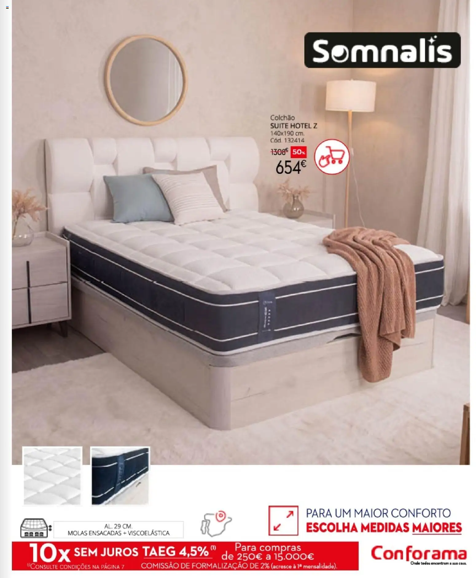 Conforama Camitis │ válido de 06/08/2026 | Página: 61 | Produtos: Colchão