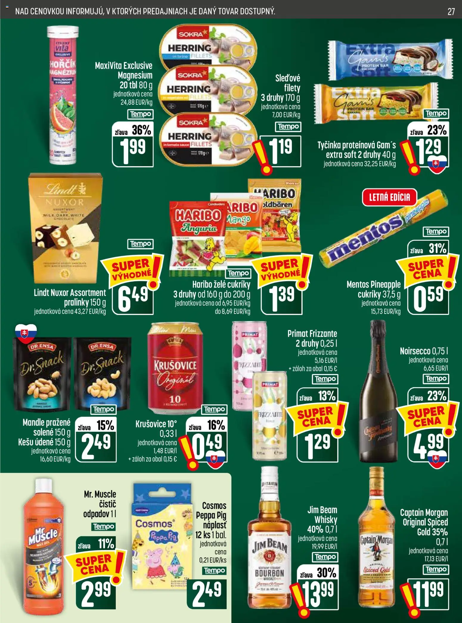 Nové COOP Jednota akcie – leták je platný od 06.08.2026 | Strana: 27