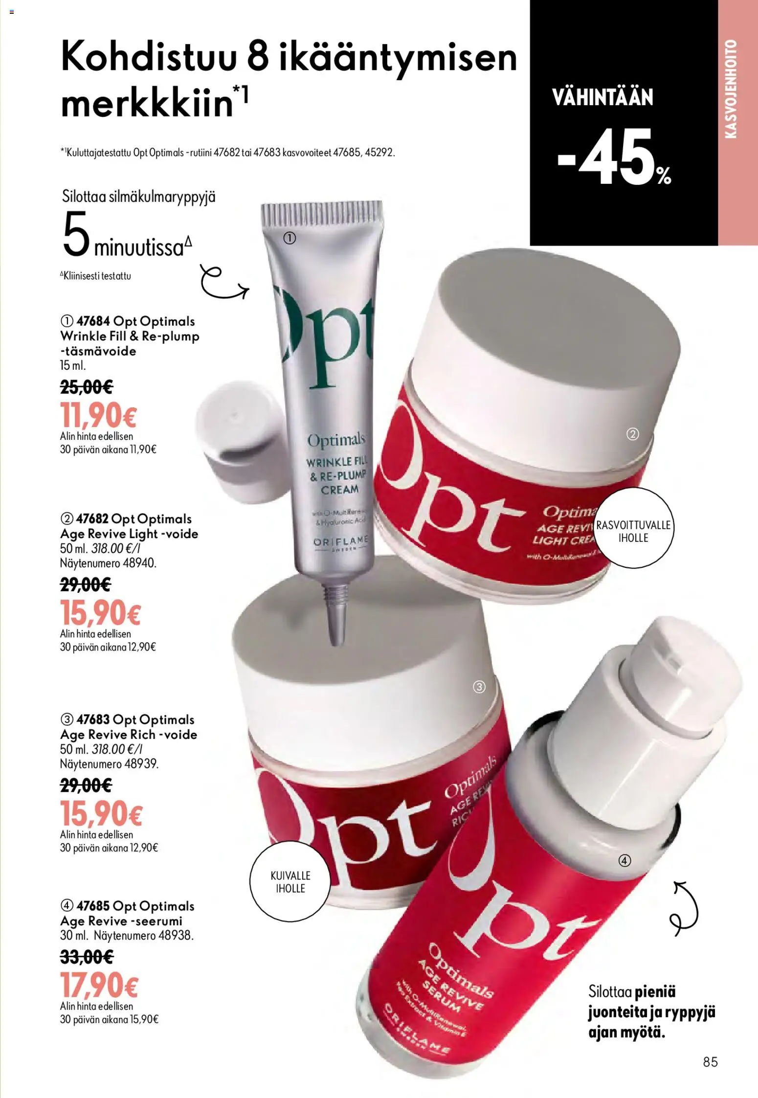 Oriflame - Esite 10 – voimassa 15/07/2026 alkaen | Sivu: 85