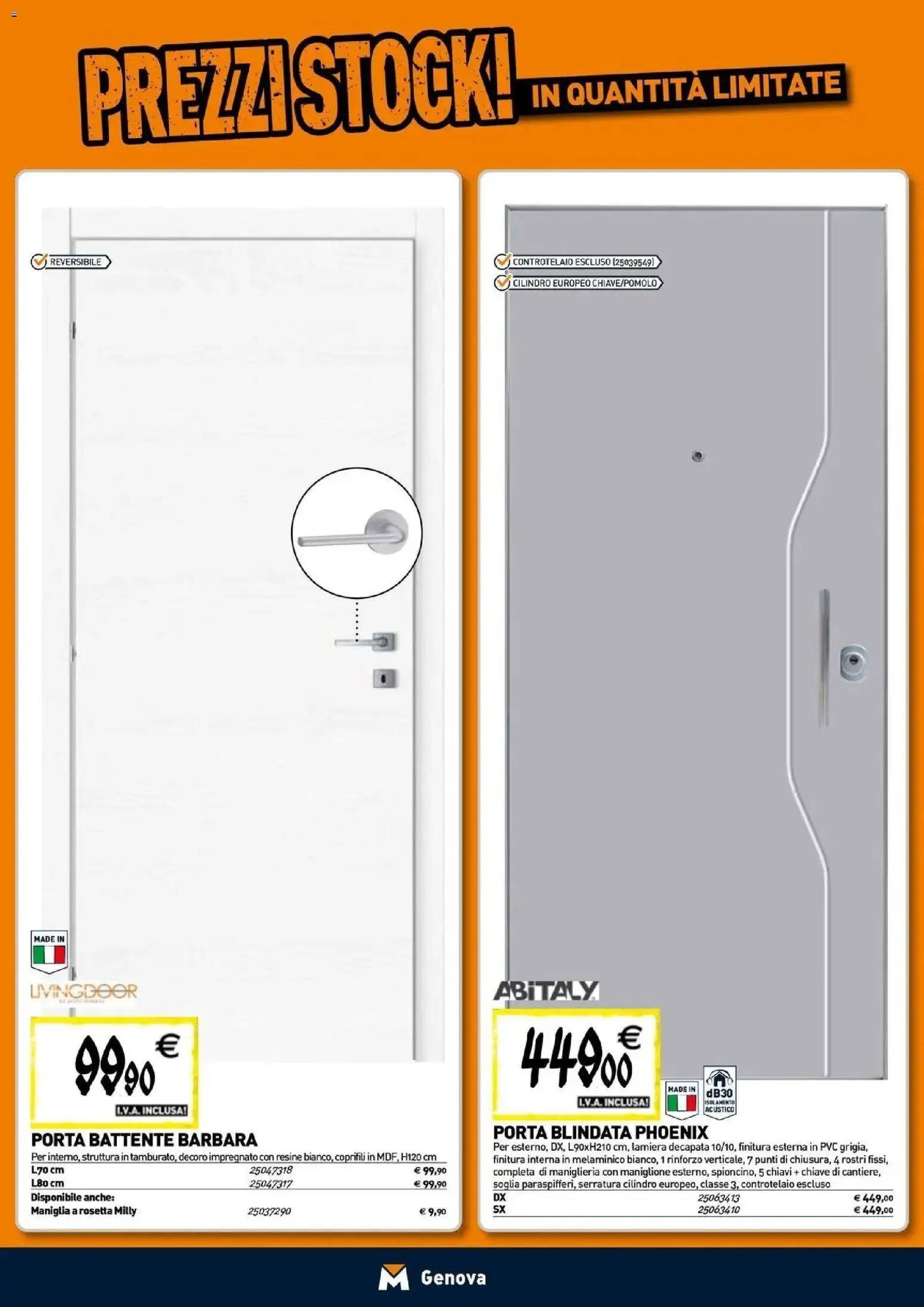 Nuovo TECNOMAT - Straordinari prezzi stock! dal 24/09/2026 > offerte anteprima 🛍️ | Pagina: 11 | Prodotti: Porta