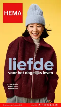 Hema folder Magazine - Voorbeeld van een folder van Hema, geldig van 21-09-2026