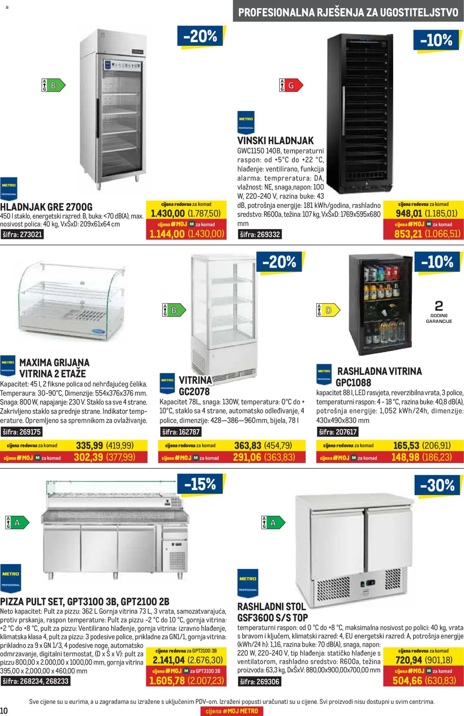Metro katalog | vrijedi od 01.09.2026 | Stranica: 10 | Proizvodi: Stol, Pizza, Vrata, Led