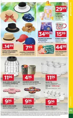 Pogląd oferty "Stokrotka gazetka" - ważna od 25.06.2026 | Strona: 43 | Produkty: Dzbanek, Czapka, Stokrotka, Koc