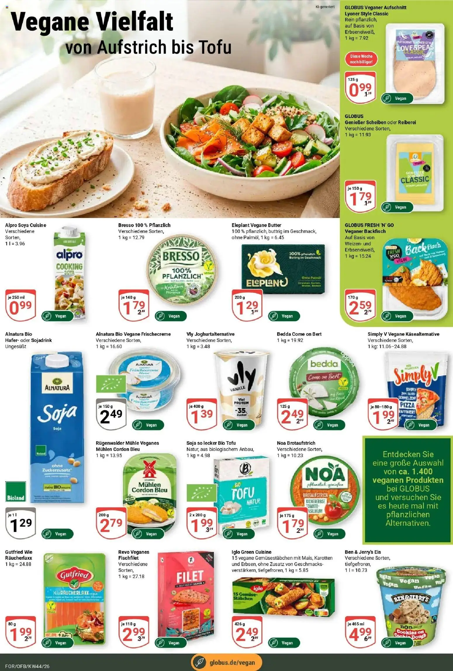 Globus Prospekt Forchheim (ab 26.10.2026) » Angebote online | Seite: 11 | Produkte: Iglo, Ben & Jerry's, Zucker, Pizza