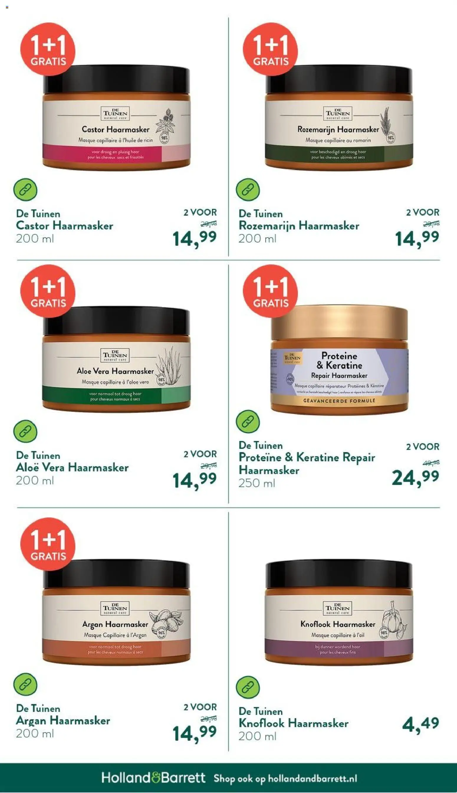 {H1} | Pagina: 21 | Producten: Knoflook, Haarmasker