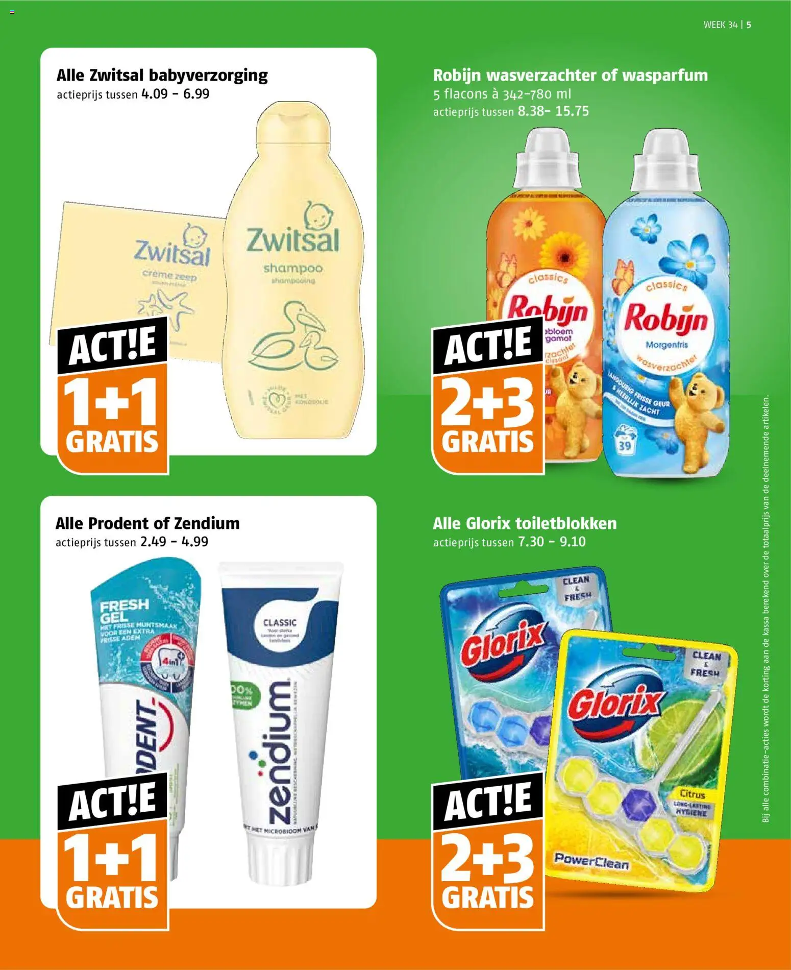 {H1} | Pagina: 5 | Producten: Robijn, Bloem, Geur, Shampoo
