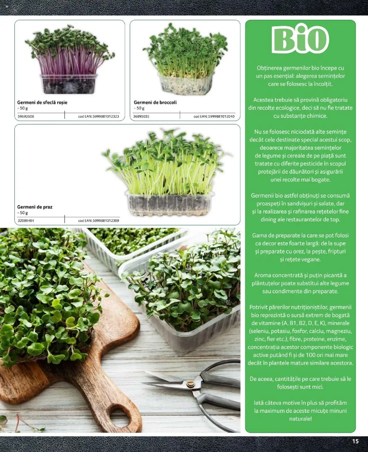 Noul catalog Selgros – valabil de la 09.02.2024 | Pagină: 15 | Produse: Semințe, Cereale, Condimente, Legume