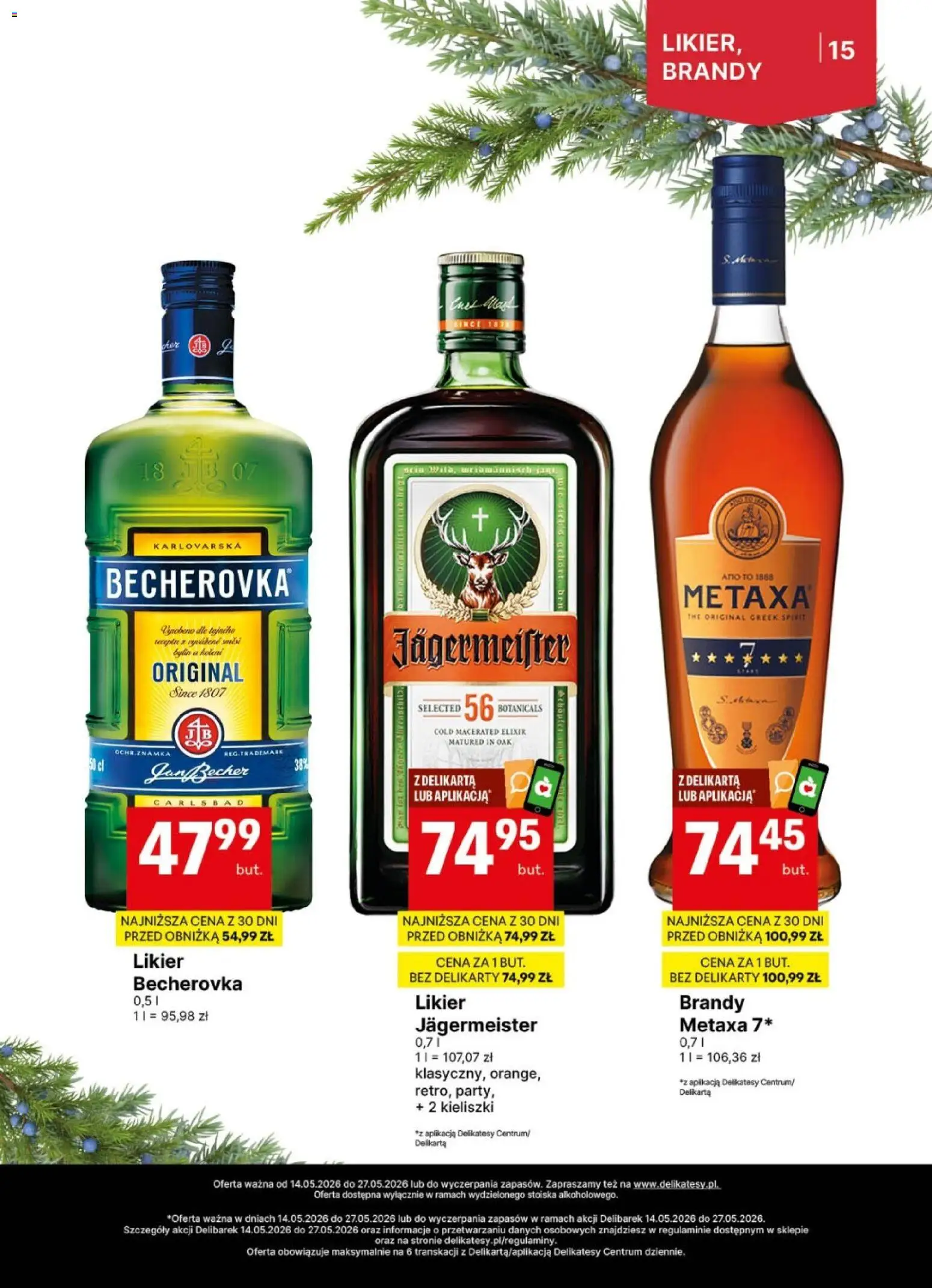 Delikatesy Centrum gazetka - DeliBarek od 14.05.2026 | Strona: 15