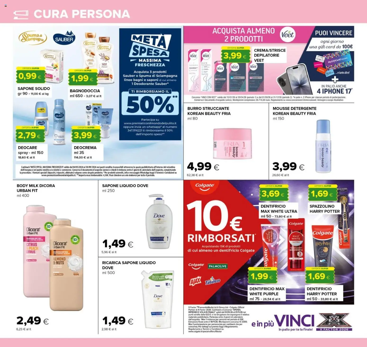 Volantino Oasi del 14/09/2026 | Pagina: 24 | Prodotti: Spazzolino, Detergente, Tè, Sale