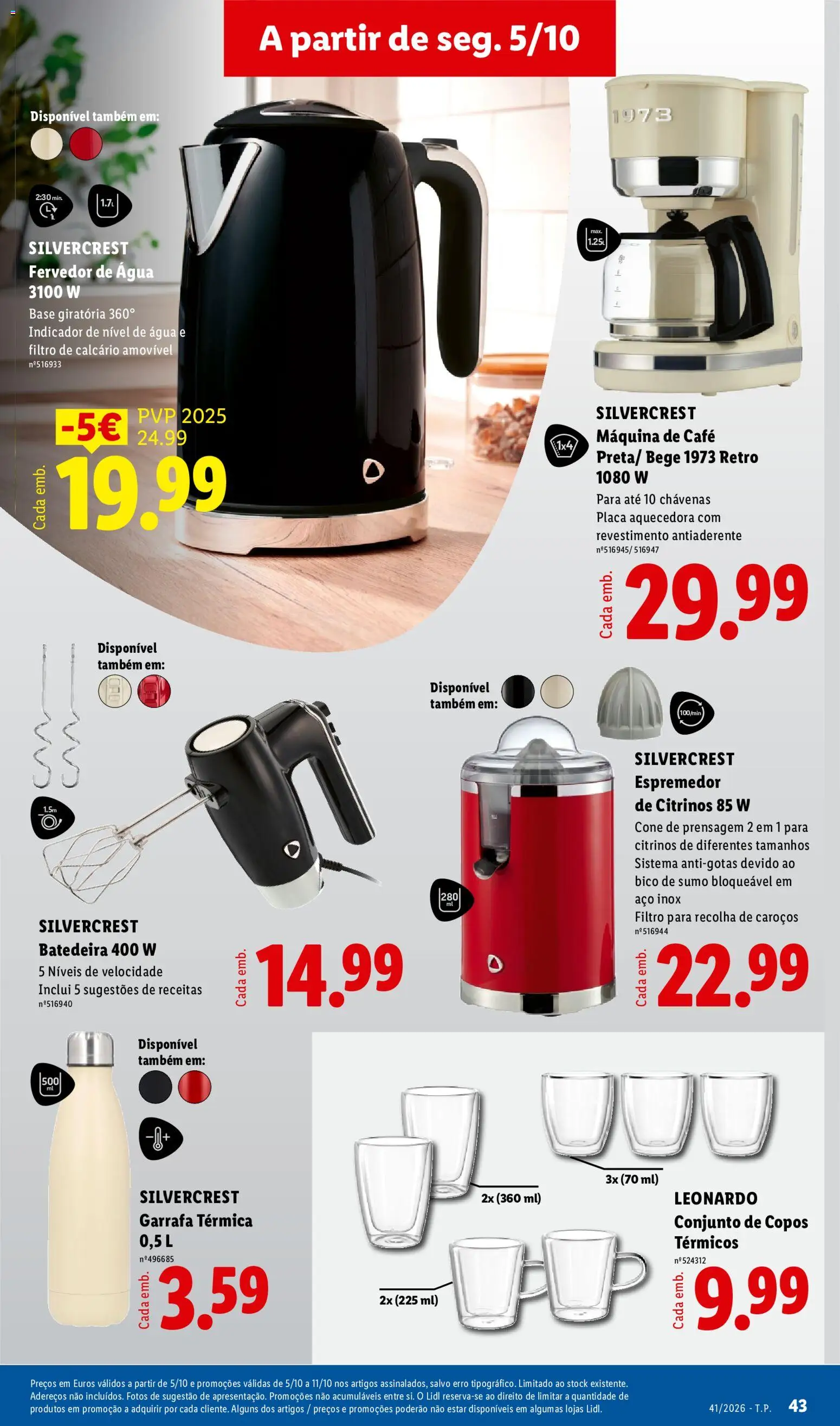 Lidl folheto │ válido de 05/10/2026 | Página: 43