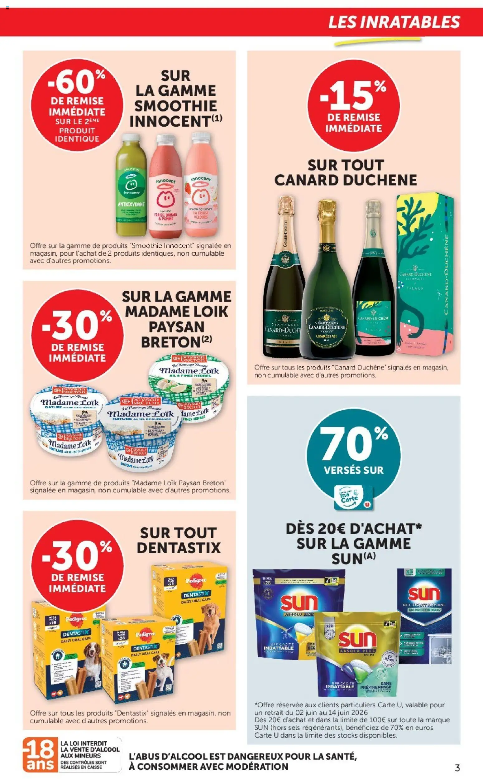 {H1} | Page: 3 | Produits: Four, Ail, Champagne, Banane
