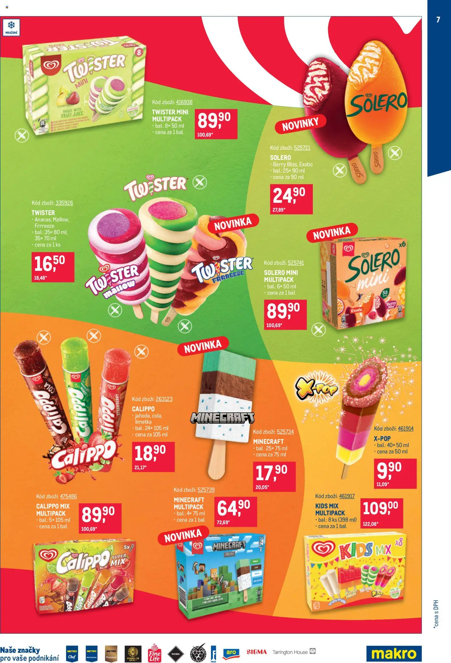 Makro leták - Zmrzliny od 01.07.2026 | Strana: 7