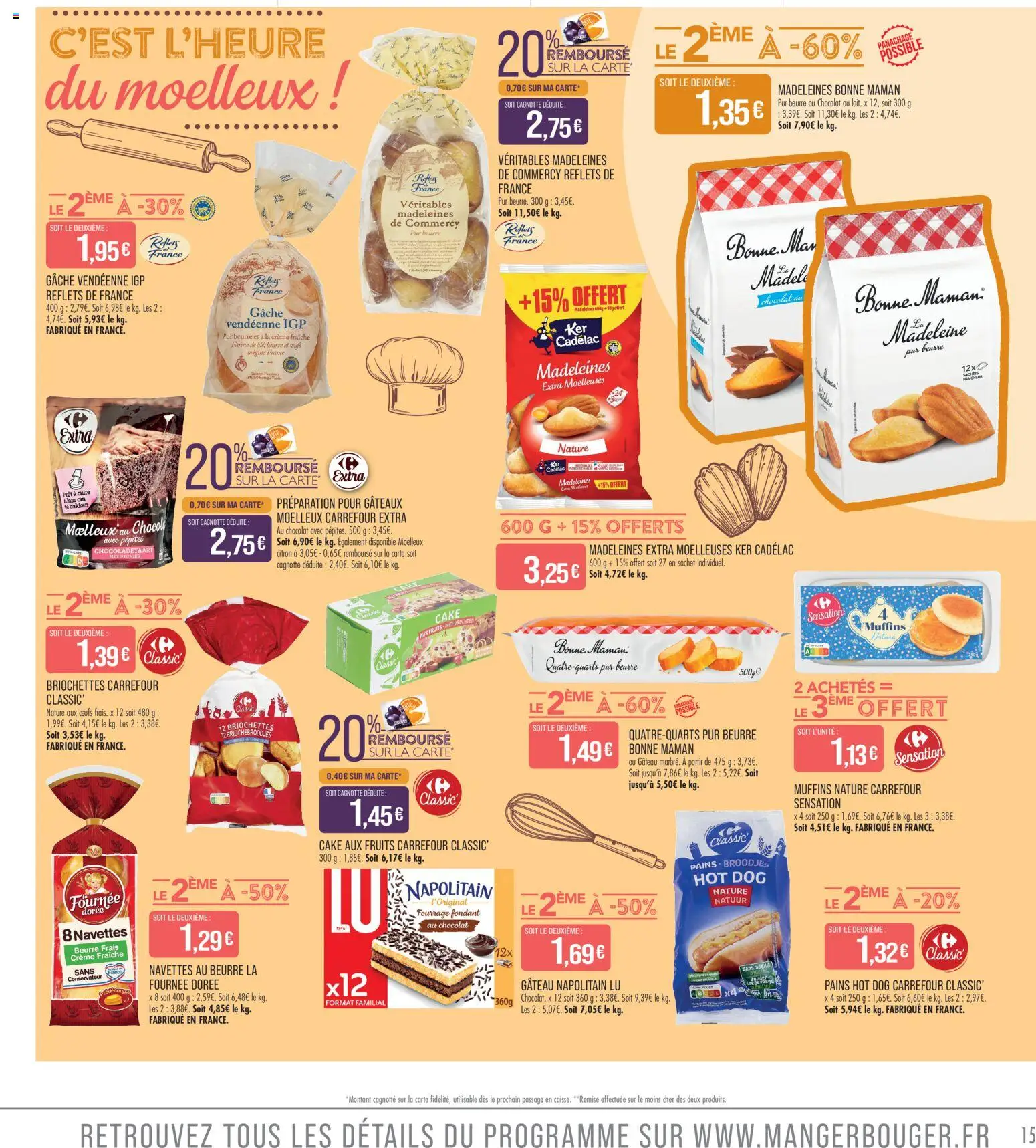 {H1} | Page: 17 | Produits: Beurre, Œufs, Chocolat, Crème fraiche