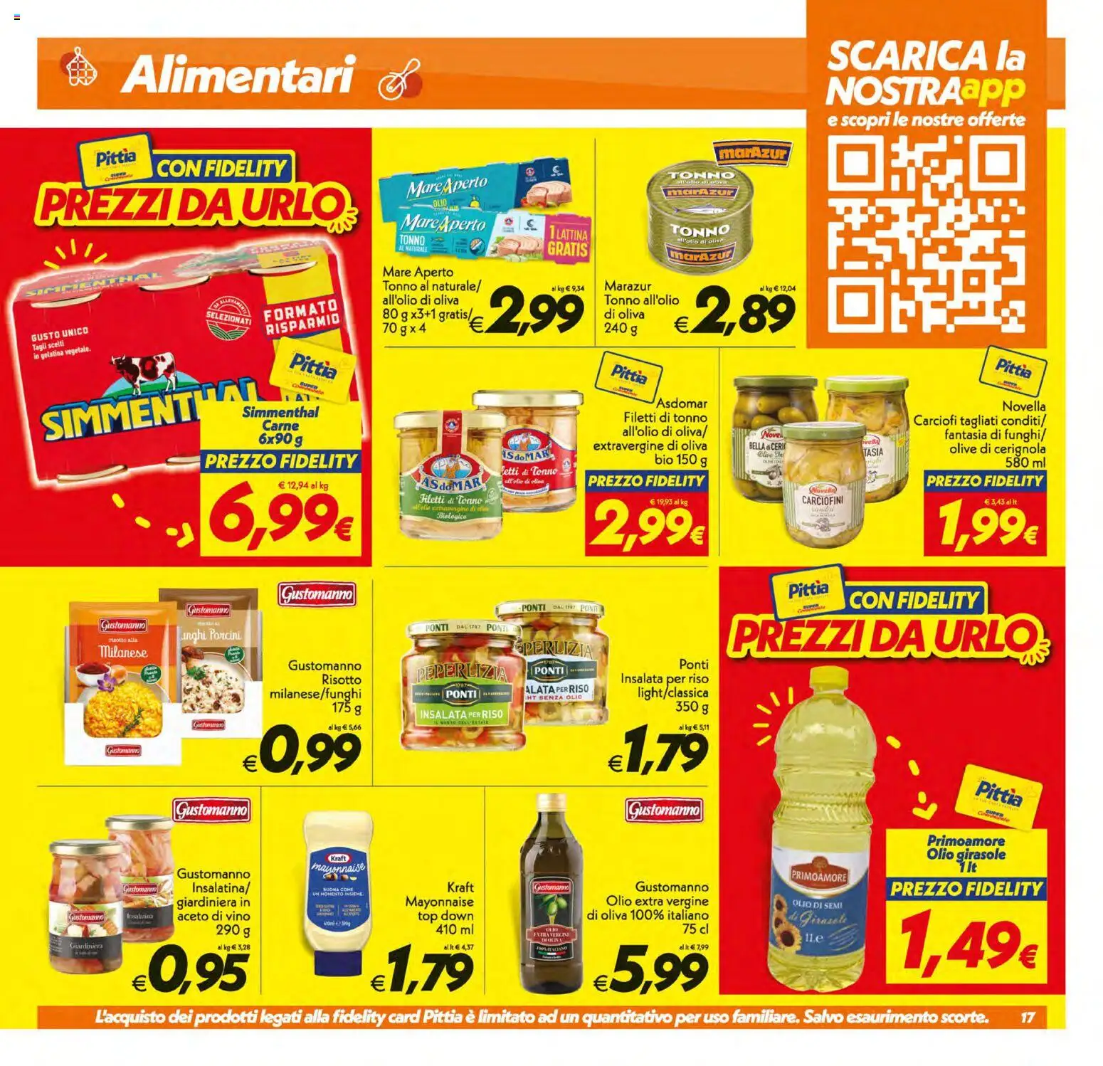 Volantino SuperConveniente del 31/07/2026 | Pagina: 17 | Prodotti: Vino, Tonno, Aceto, Olio extra vergine