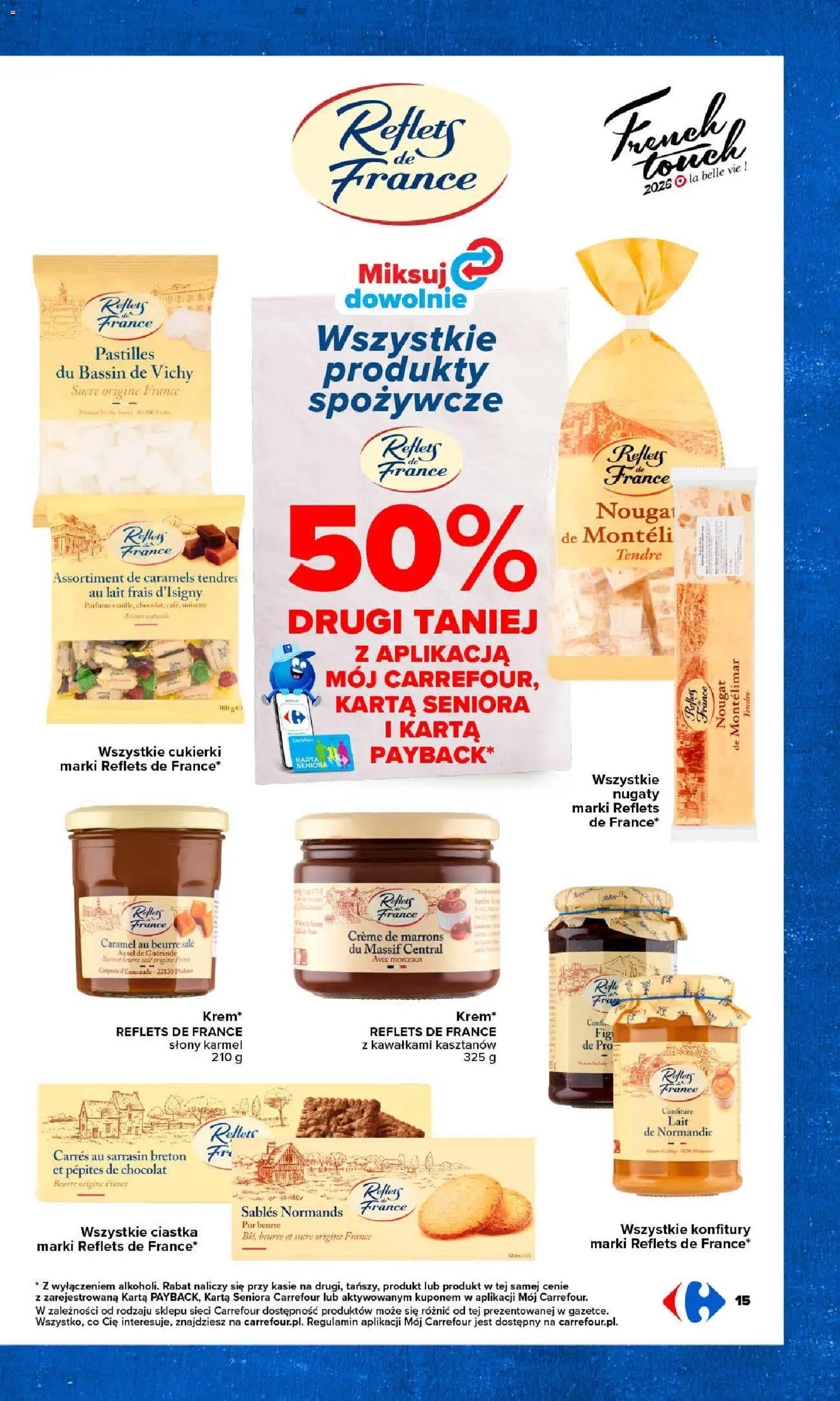 Carrefour gazetka - Przystanek Francia od 19.10.2026 | Strona: 17 | Produkty: Karta, Słony karmel, Cukierki, Ciastka