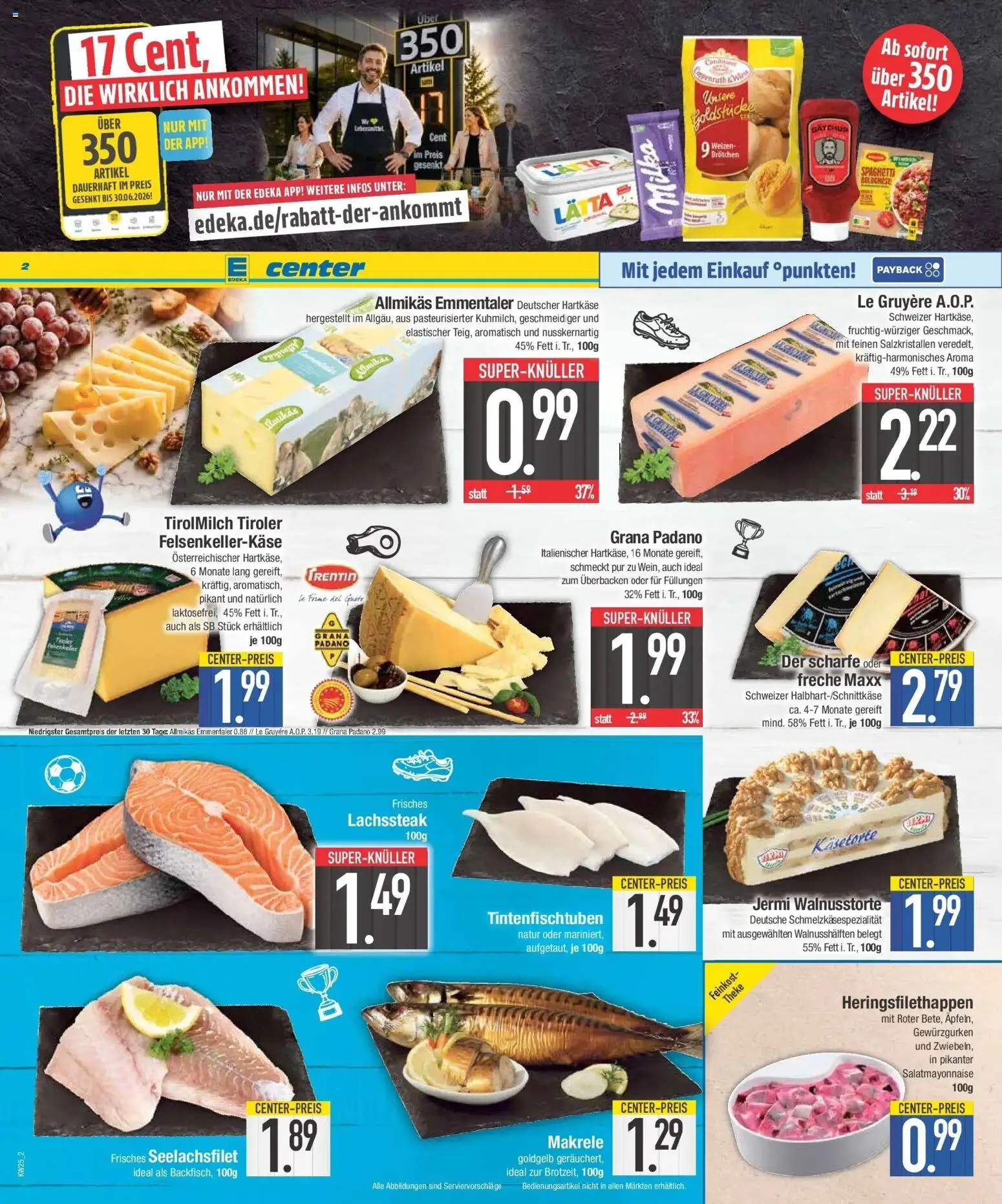 Edeka prospekt Abensberg – gültig ab 14.06.2026 | Seite: 2 | Produkte: Theke, Lätta, Steak