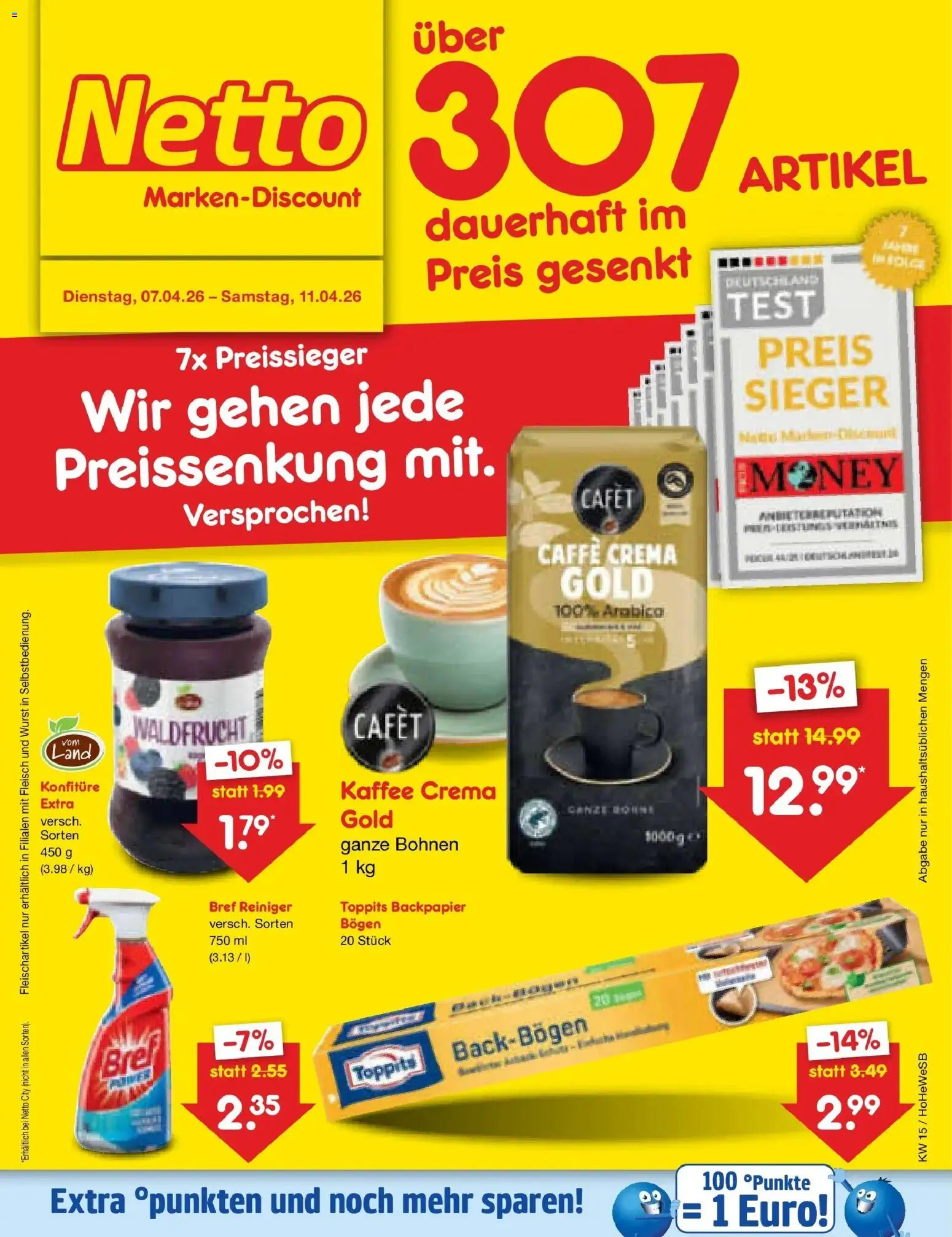 Netto Marken-Discount Prospekt Hamburg	 – gültig ab 07.04.2026 | Seite: 24 | Produkte: Kaffee, Wurst, Fleisch