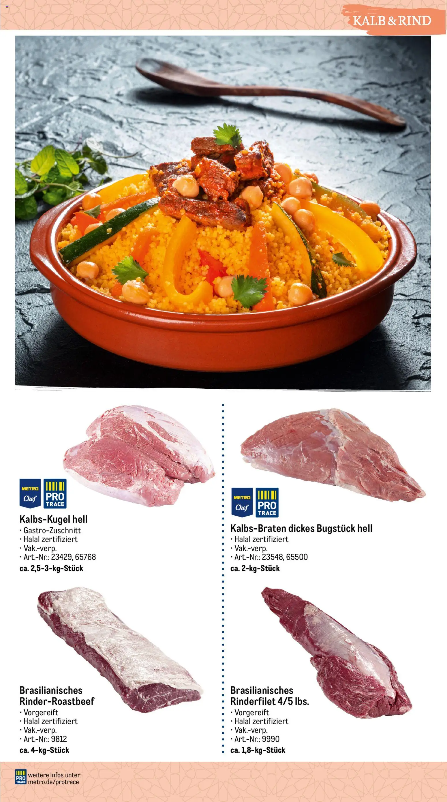 Metro Highlights Orientalische Gastronomie – gültig ab 04.06.2026 | Seite: 4 | Produkte: Rinderfilet