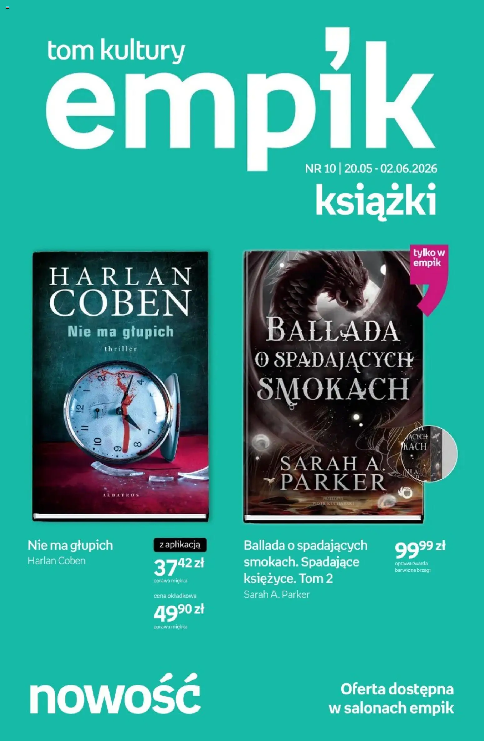 Empik promocje - Tom kultury Książki od 20.05.2026 | Strona: 1
