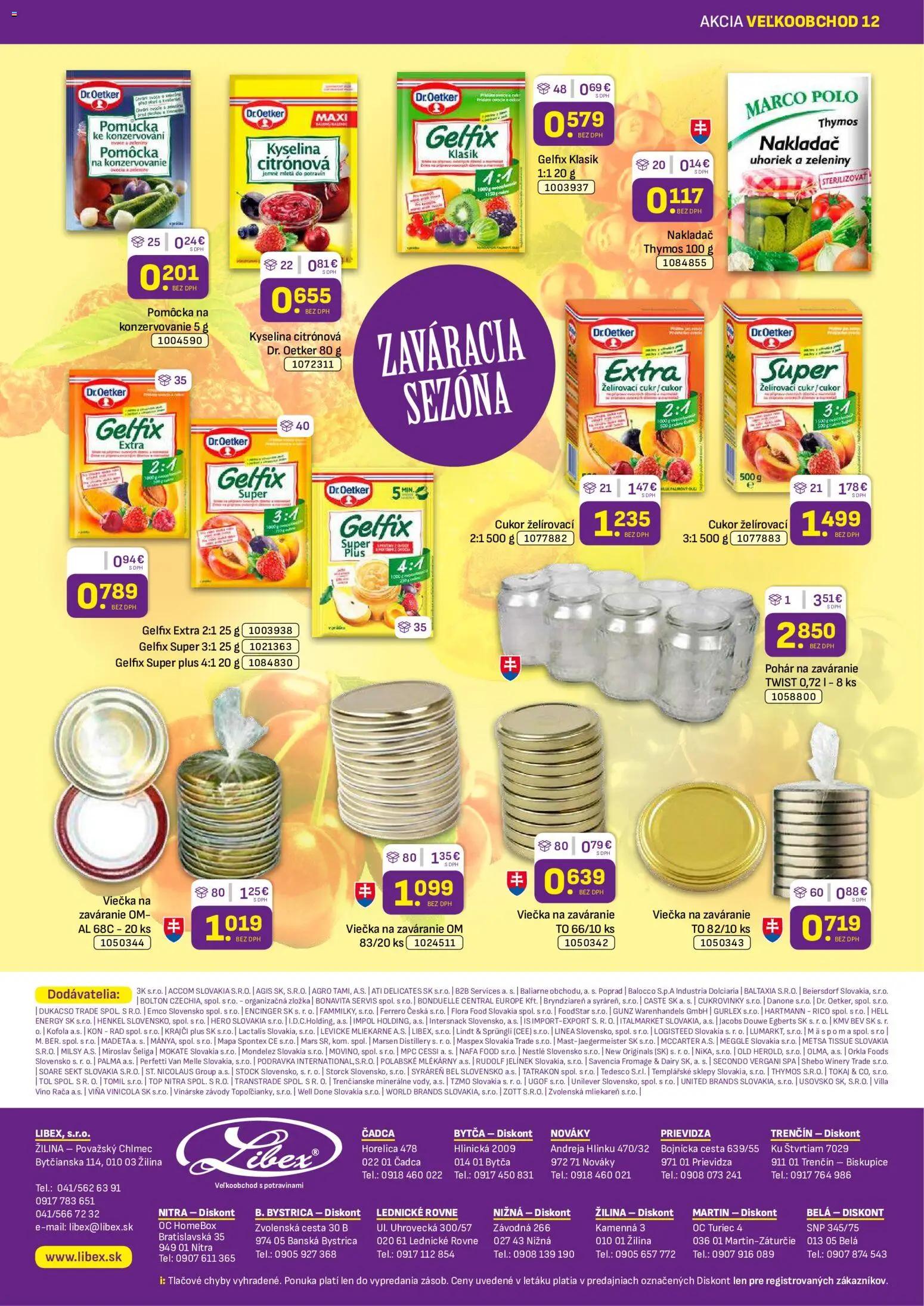 Nové Libex akcie – leták je platný od 15.06.2026 | Strana: 36 | Produkty: Víno, Lindt, Kofola, Cukor