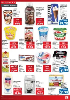 Náhled letáku MILKO High protein Super jogurt, tuk 0 % různé druhy 150 g od 19.08.2026 | Strana: 26