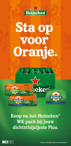 Heineken ORIGINAL Pilsjama, 8x 33cl blikjes Heineken ORIGINAL Pils - Voorbeeld van een folder van Plus, geldig van 10.06.2026 | Pagina: 36 | Producten: Bier, Dijoni mustár