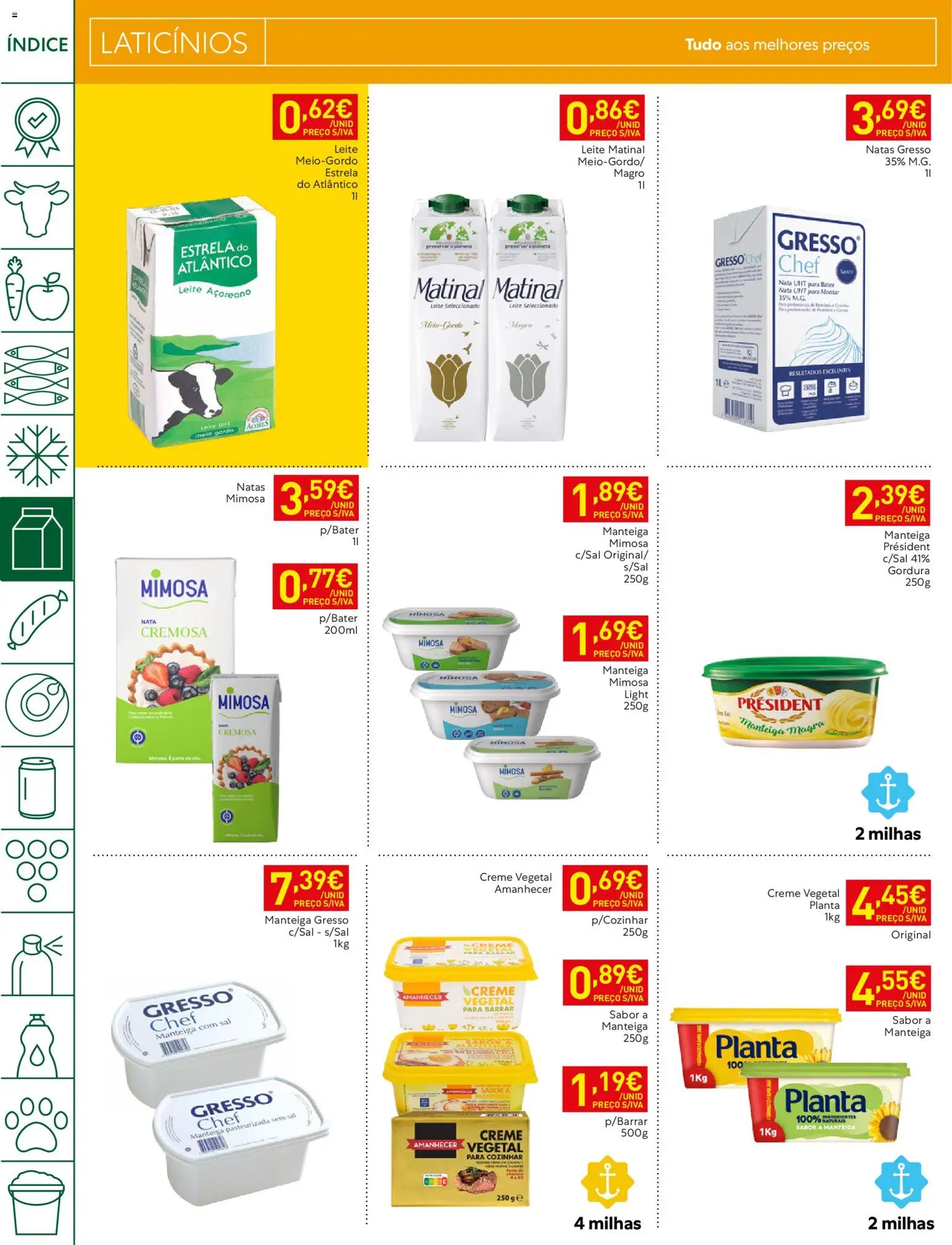 Recheio folheto Madeira │ válido de 20/10/2026 | Página: 10 | Produtos: Creme vegetal, Manteiga, Nata, Creme