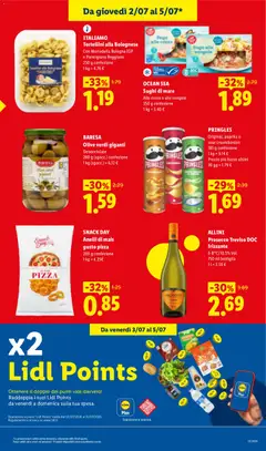 Anteprima del volantino SNACK DAY Anelli di mais gusto pizza, 200 g confezione valido a partire dal 02/07/2026 | Pagina: 3