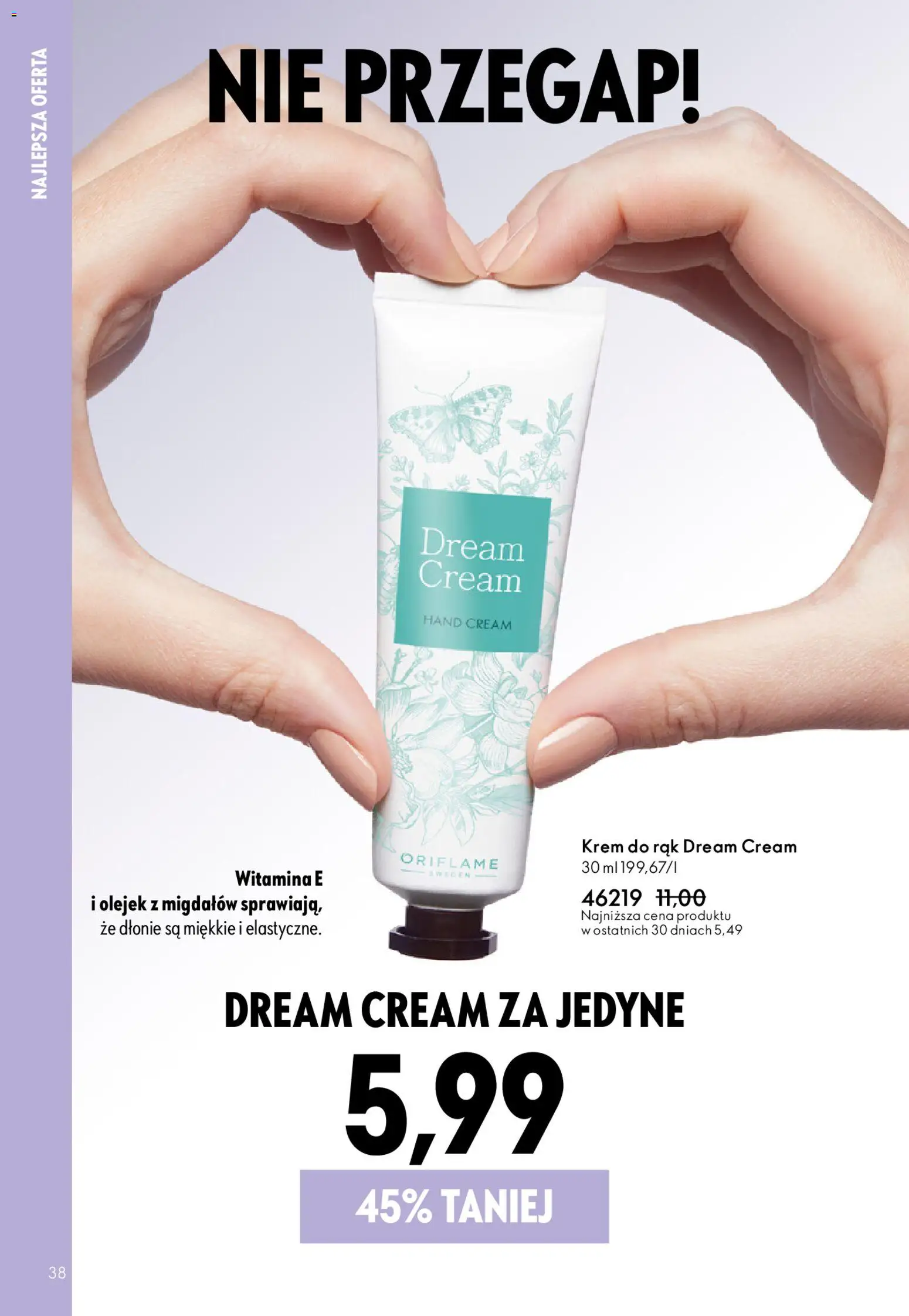 Oriflame Katalog 7 2026 od 06.05.2026 | Strona: 38 | Produkty: Krem do rąk, Krem