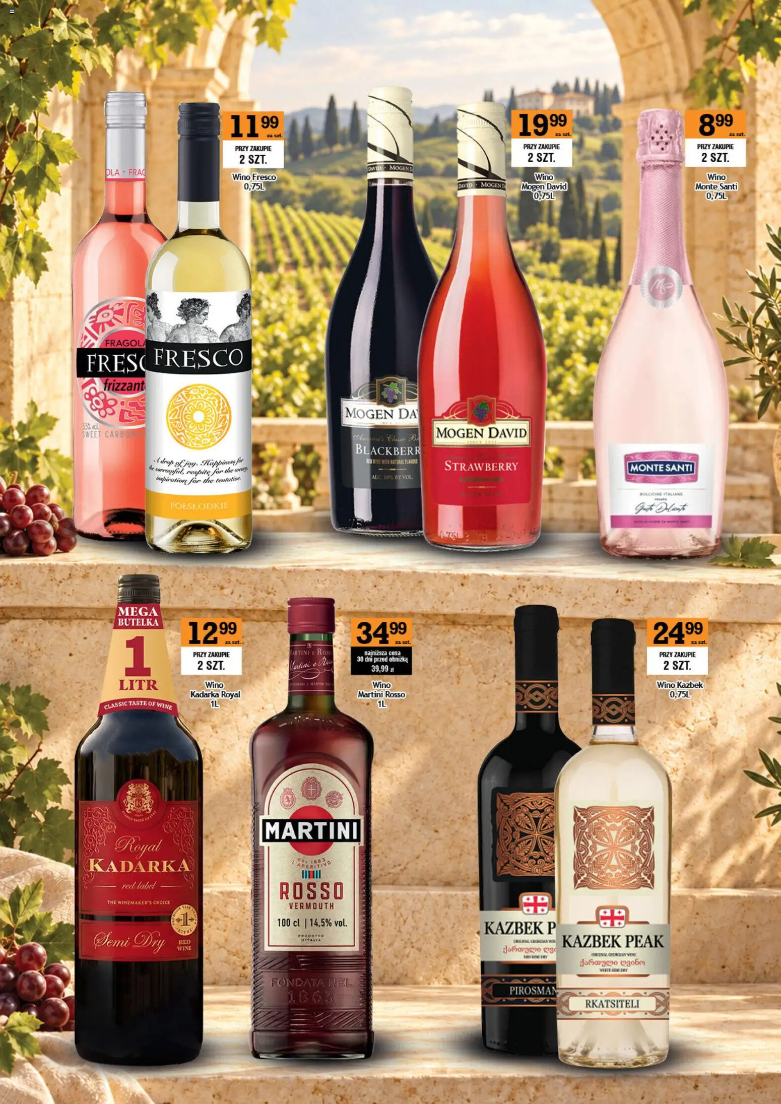 Gram Market gazetka - Barek od 01.10.2026 | Strona: 4 | Produkty: Red label, Vermouth, Wino, Fresco