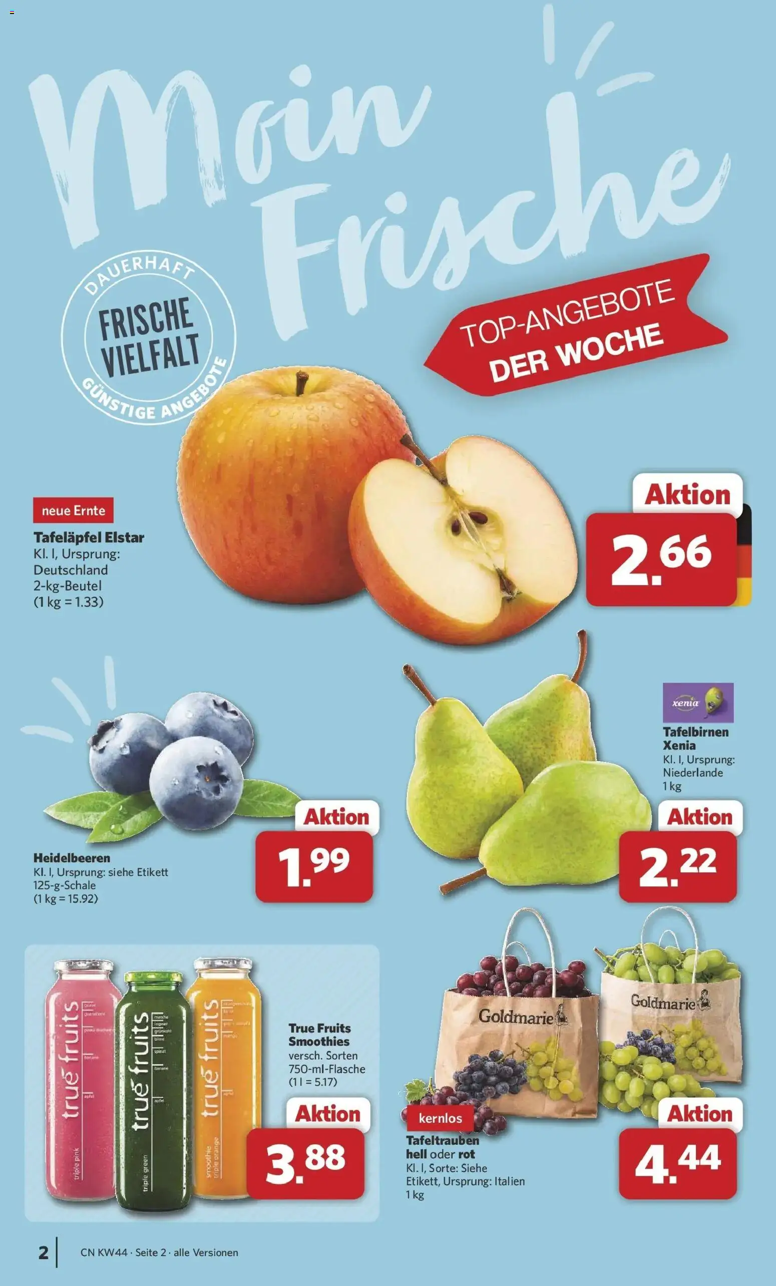 Combi Prospekt Twistringen (ab 26.10.2026) zum Blättern | Seite: 2 | Produkte: Heidelbeeren