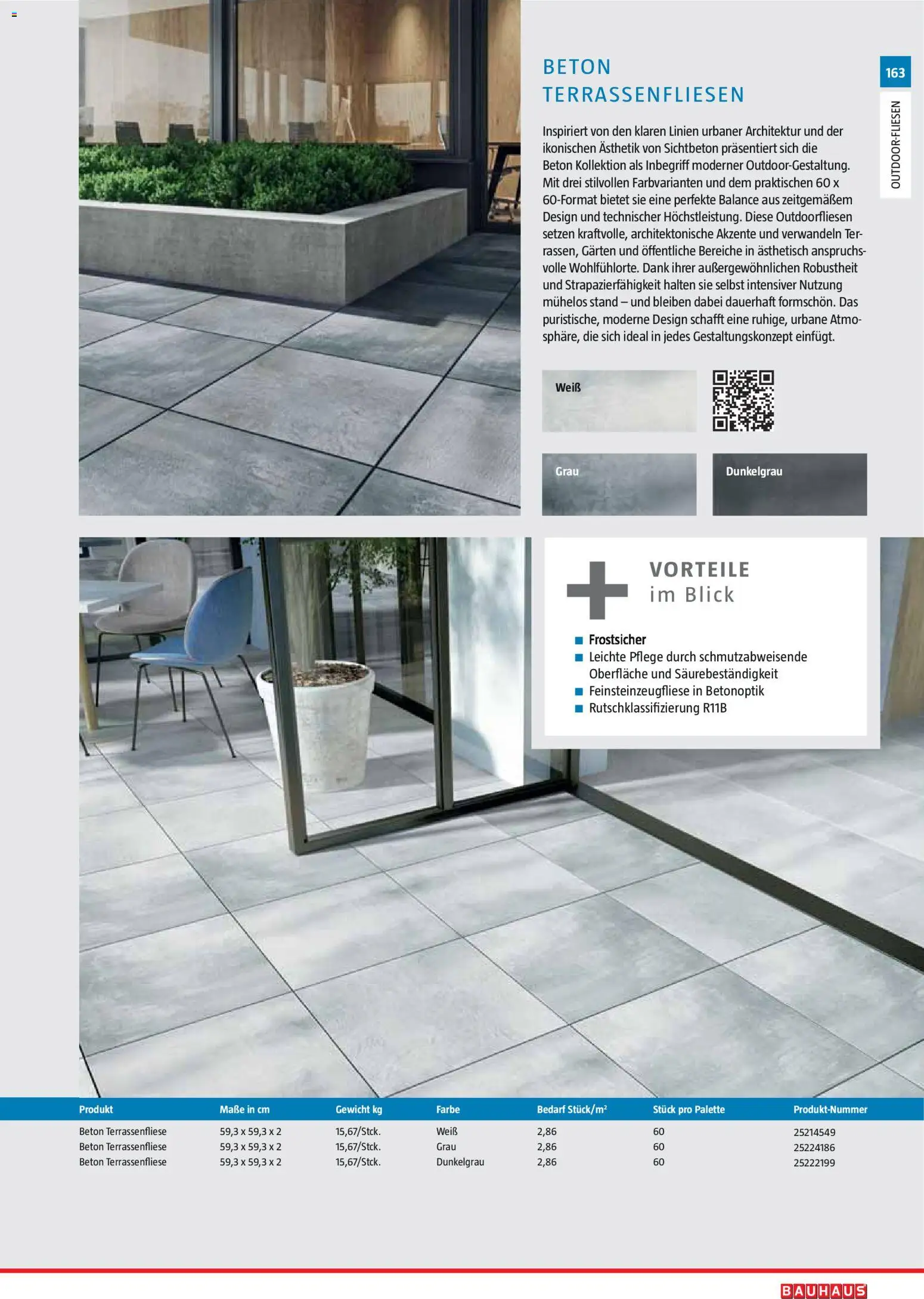 Bauhaus Gartenbaumaterialien gültig ab 01.04.2026 | Seite: 163 | Produkte: Gewicht