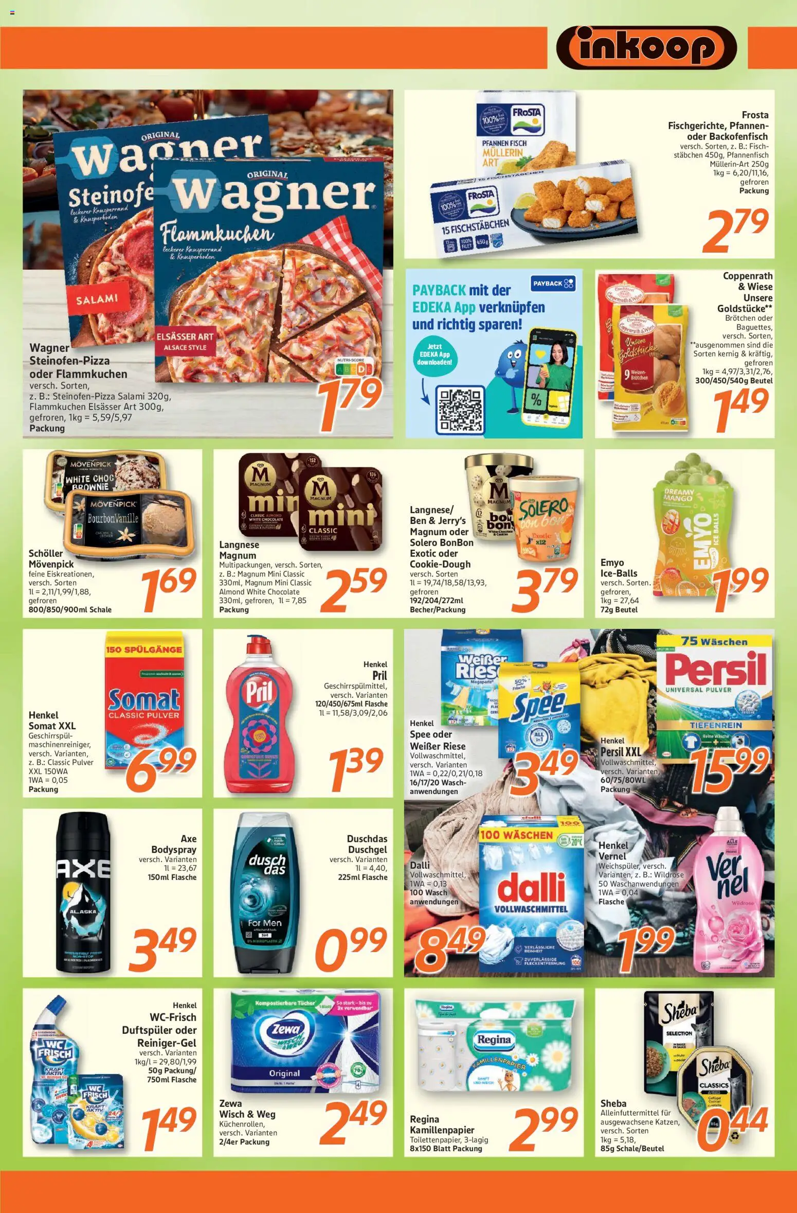 Inkoop Prospekt – gültig ab 03.08.2026 | Seite: 6 | Produkte: Sheba, Frosta, Mango, Vernel