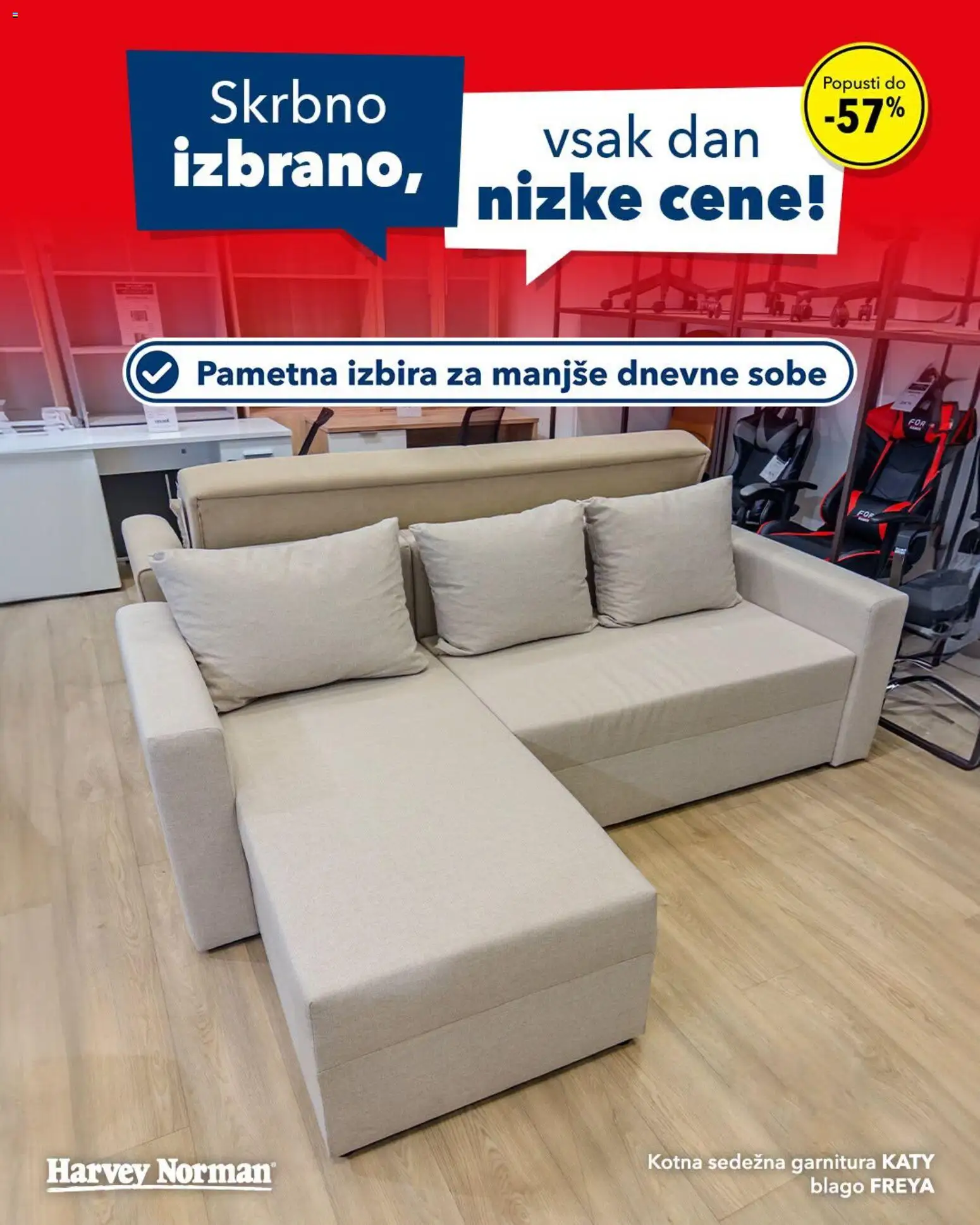 Novi Harvey Norman katalog ponudbe – veljaven od 21.07.2026 | Stran: 4 | Izdelki: Sedezna garnitura