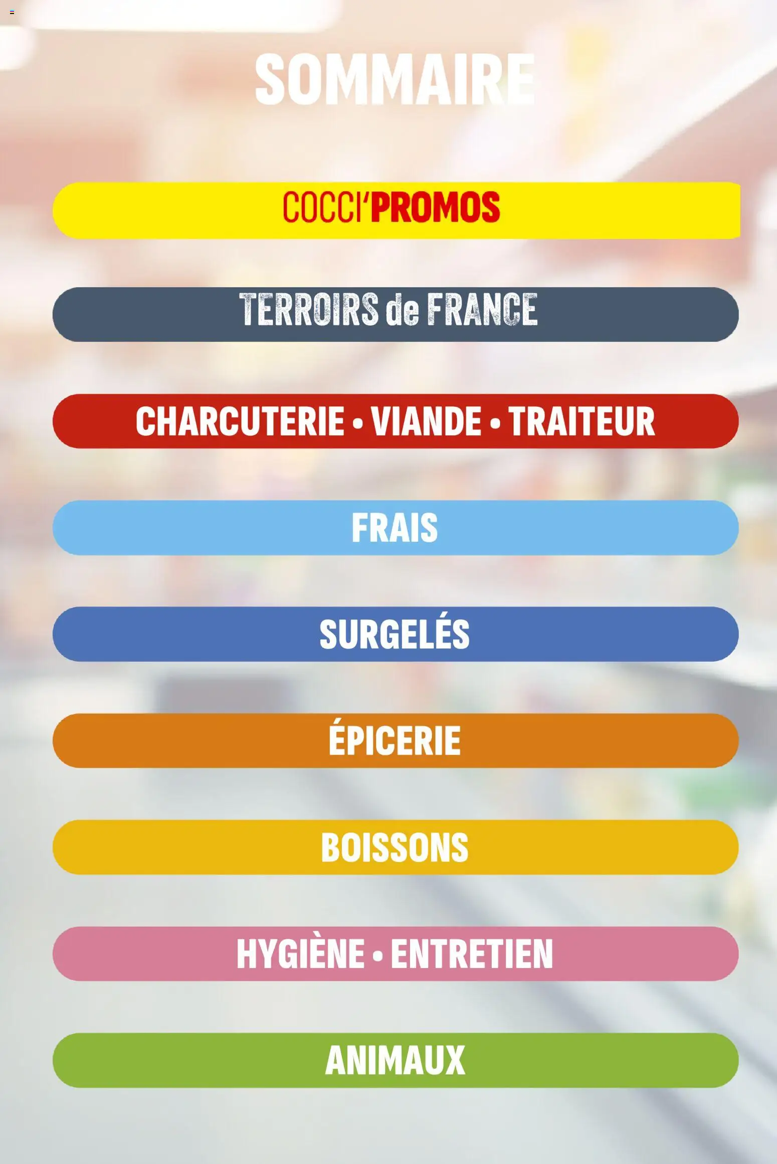 {H1} | Page: 2 | Produits: Charcuterie, Boissons, Hygiène, Viande