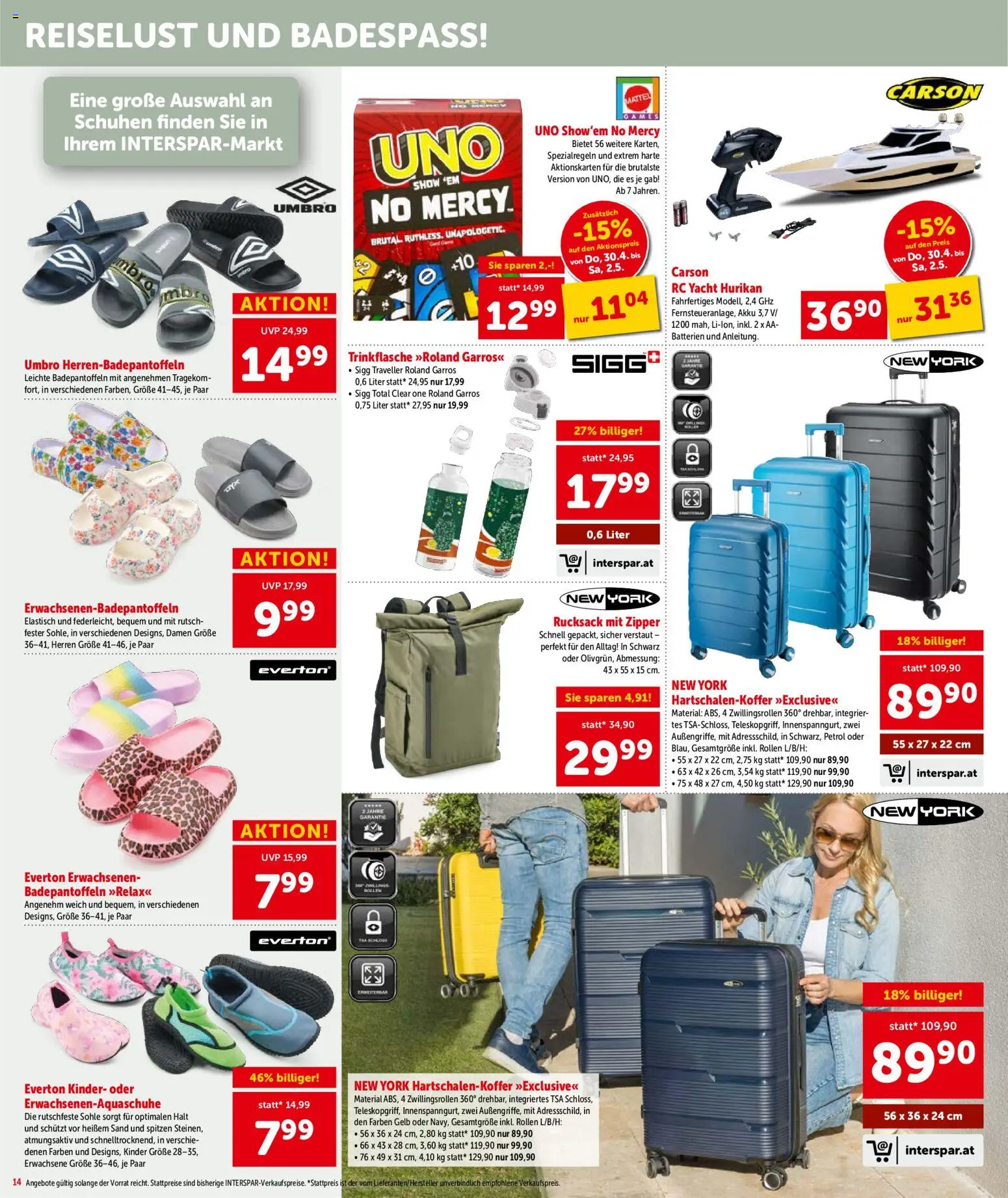 Interspar Flugblatt- Wien gültig ab 30.04.2026 | Seite: 15 | Produkte: Rucksack