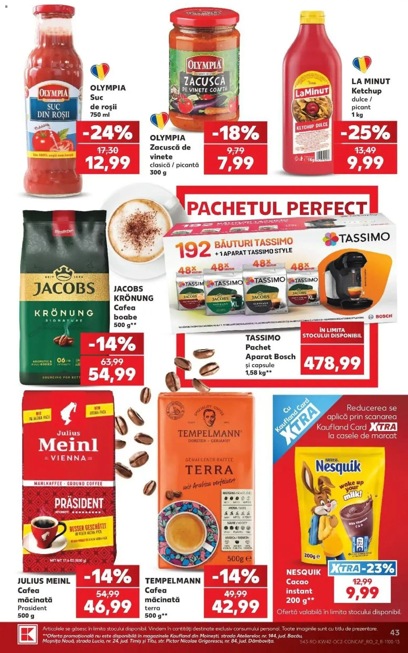 Kaufland Curtea de Argeș 14.10.2026 - Revista si Oferta | Pagină: 43 | Produse: Style, Aplică, Aparat, Cafea