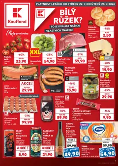 Náhled letáku Kaufland leták - Plzeň Bory od 22.07.2026