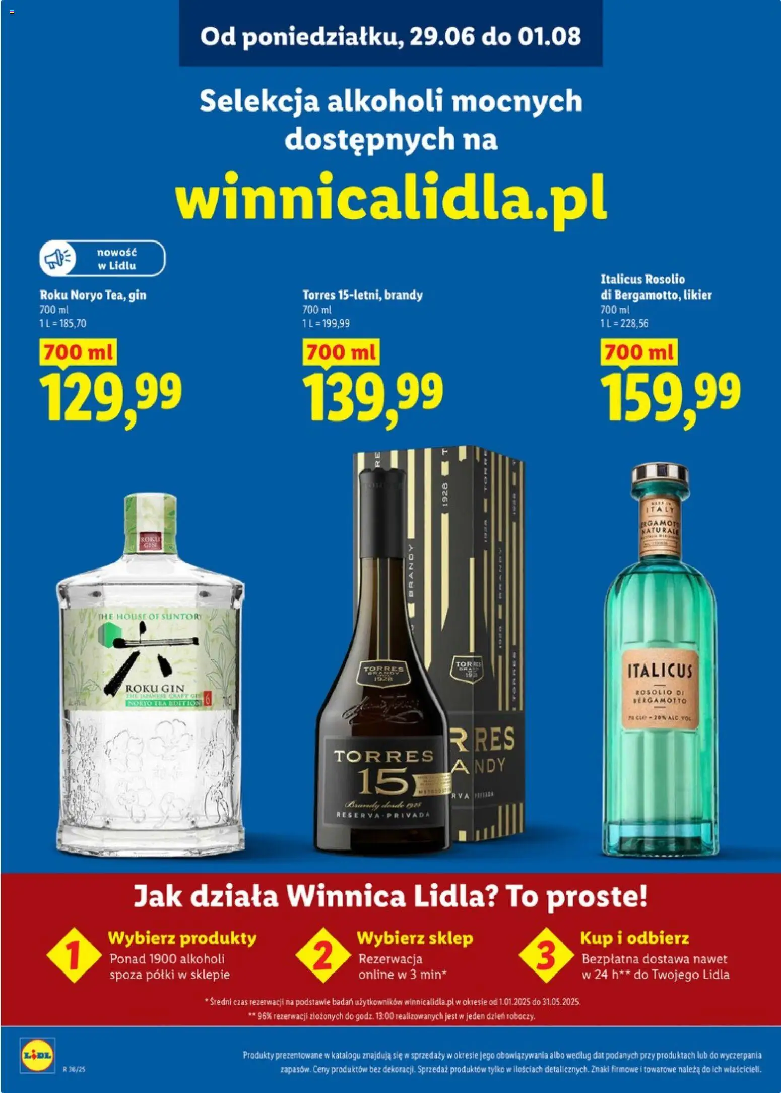 Lidl Katalog alkoholi mocnych od 29.06.2026 | Strona: 24 | Produkty: Gin