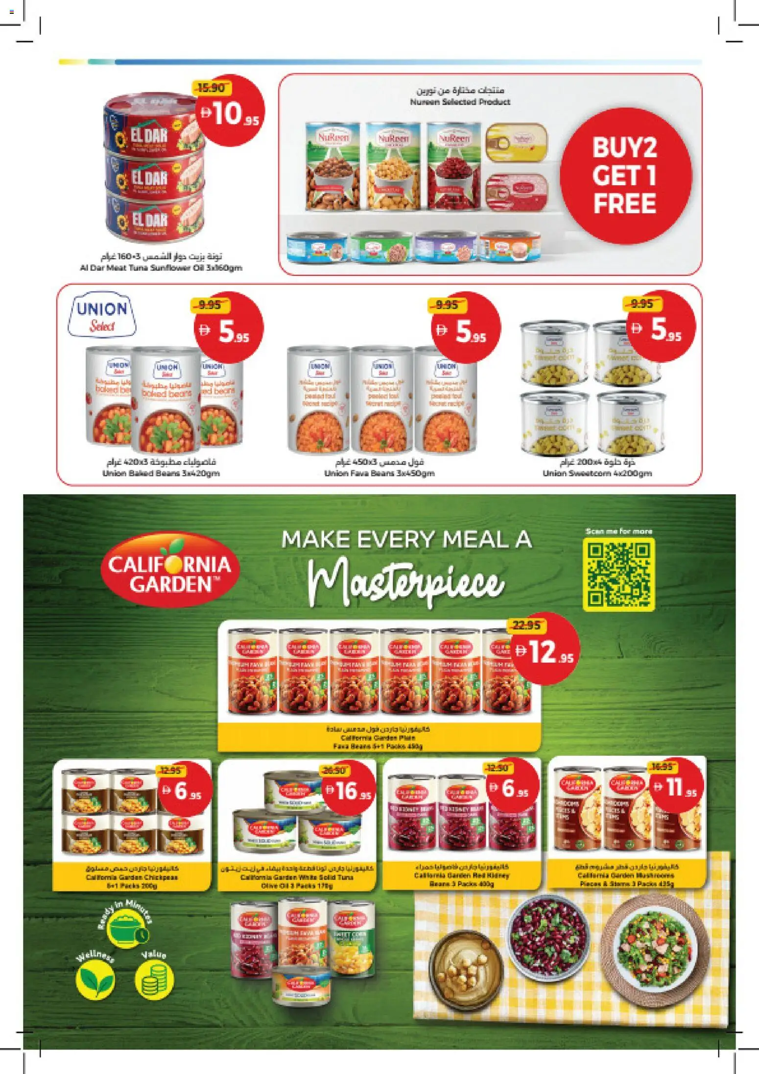 {H1} | Page: 25 | Products: Tuna, Beans