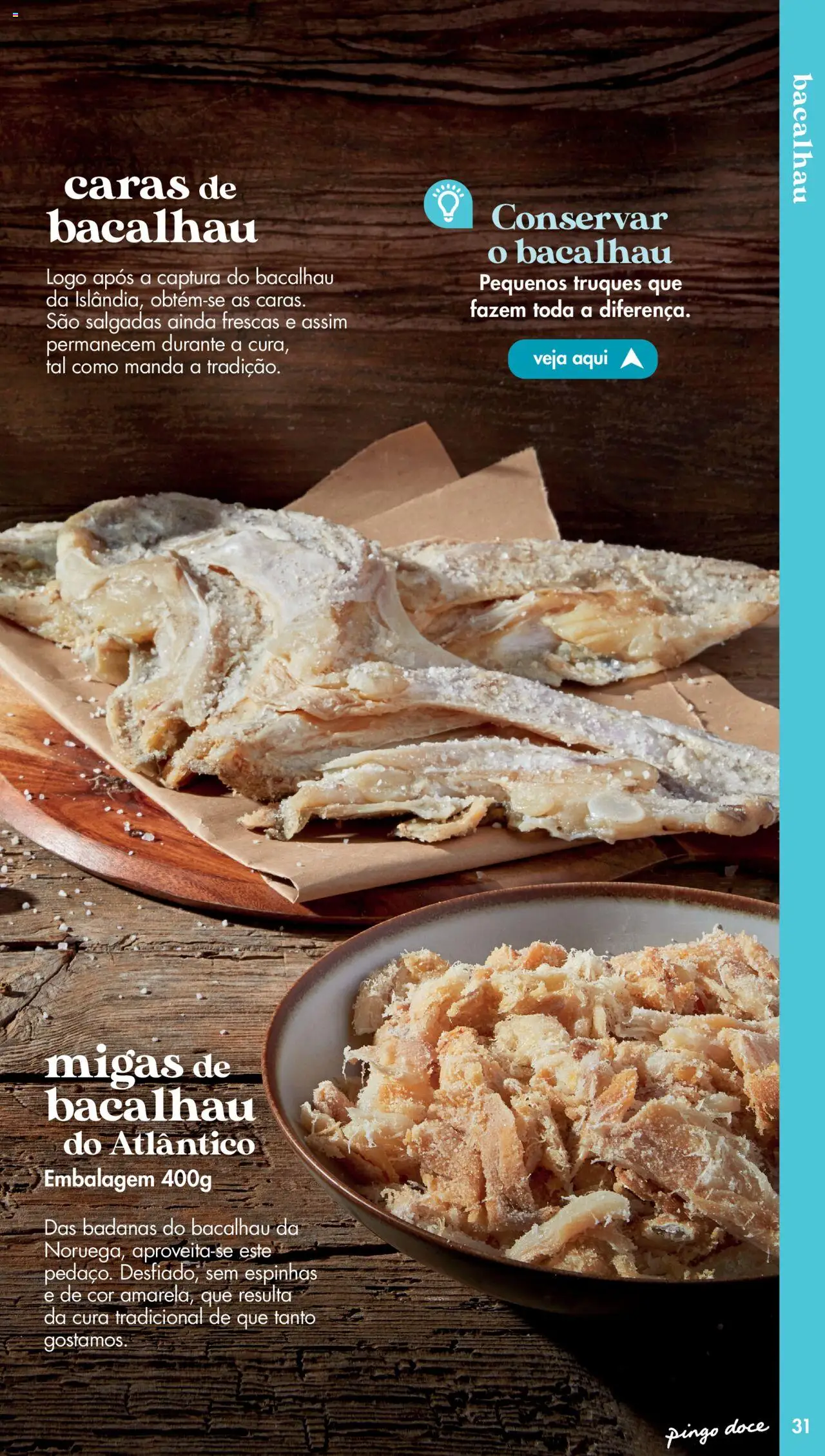 Pingo Doce - Catálogo Peixaria │ válido de 20/05/2025 | Página: 31 | Produtos: Bacalhau