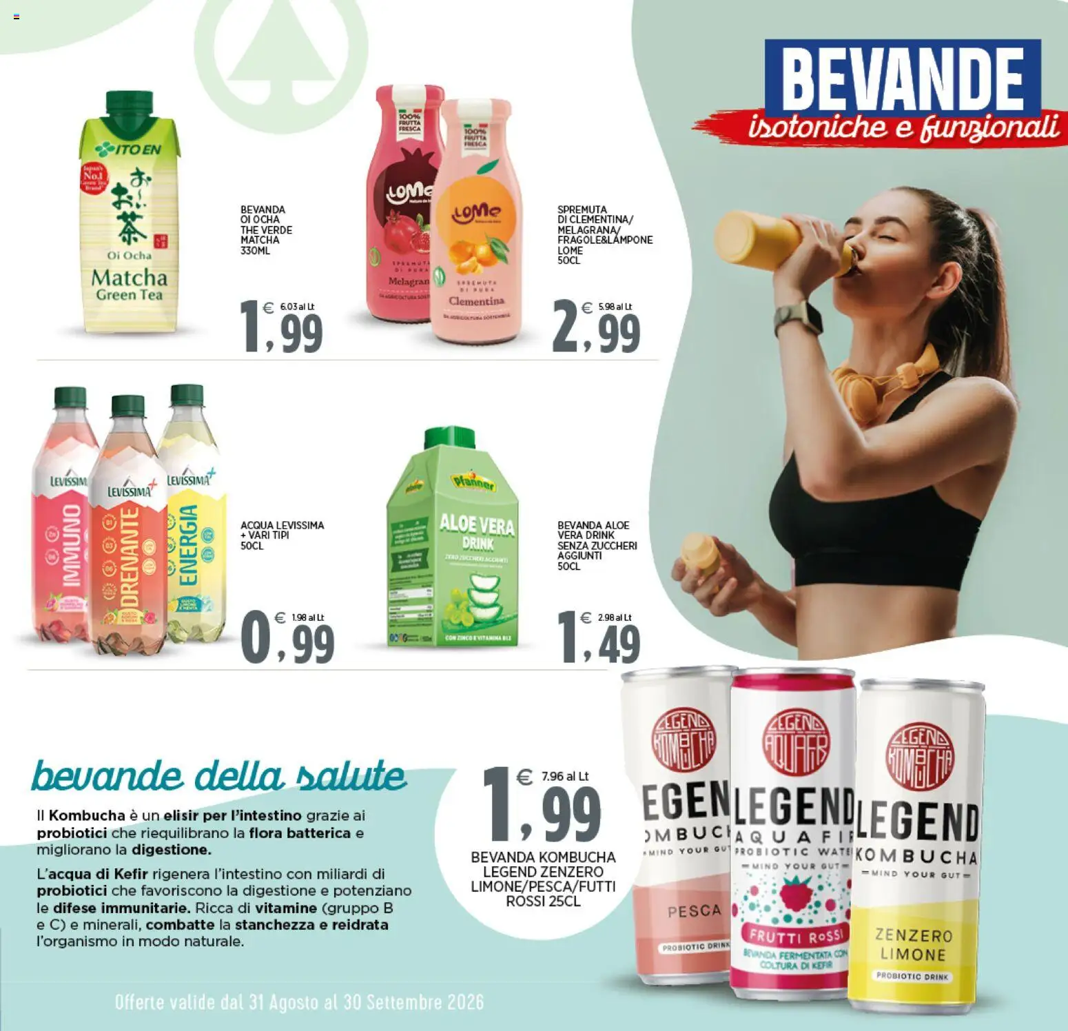Volantino Interspar del 31/08/2026 | Pagina: 11 | Prodotti: Bevande, Frutta, Pesca, The