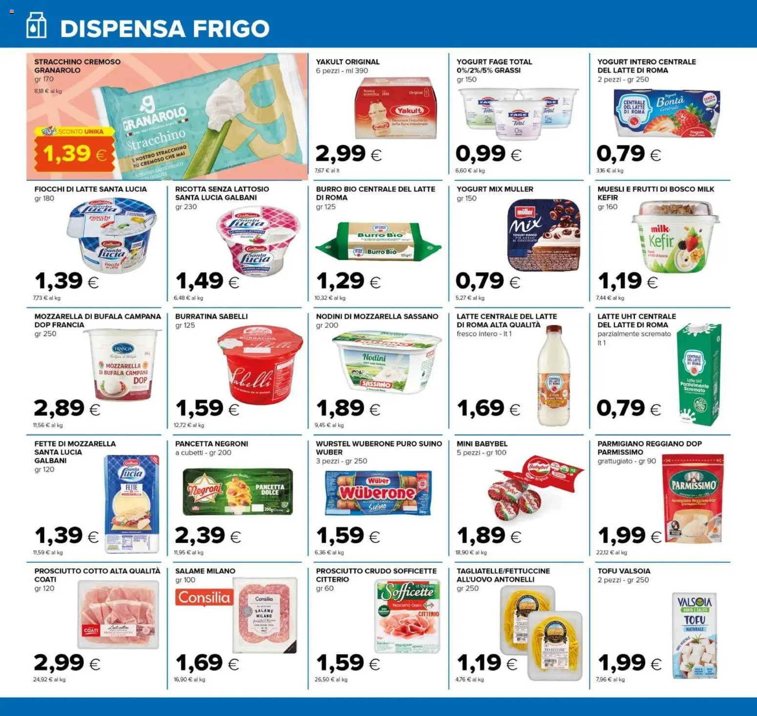 Volantino Tigre del 07.05.2026 | Pagina: 10 | Prodotti: Muesli, Salame, Tofu, Parmigiano