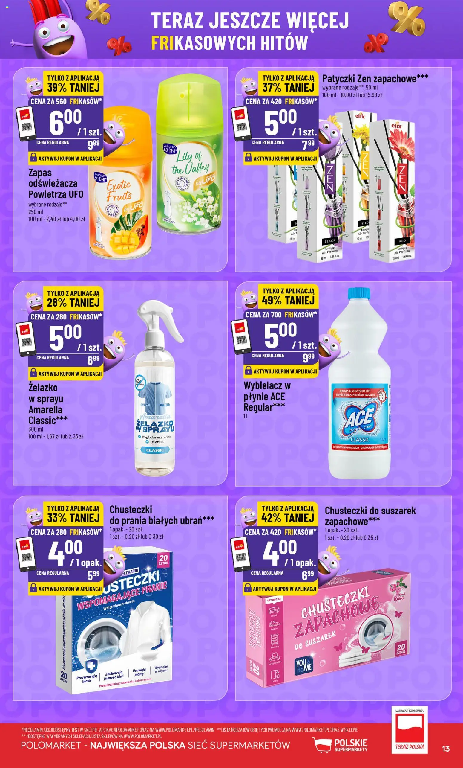 POLOmarket gazetka - Frikasowe Hity od 17.06.2026 | Strona: 13 | Produkty: Zapach