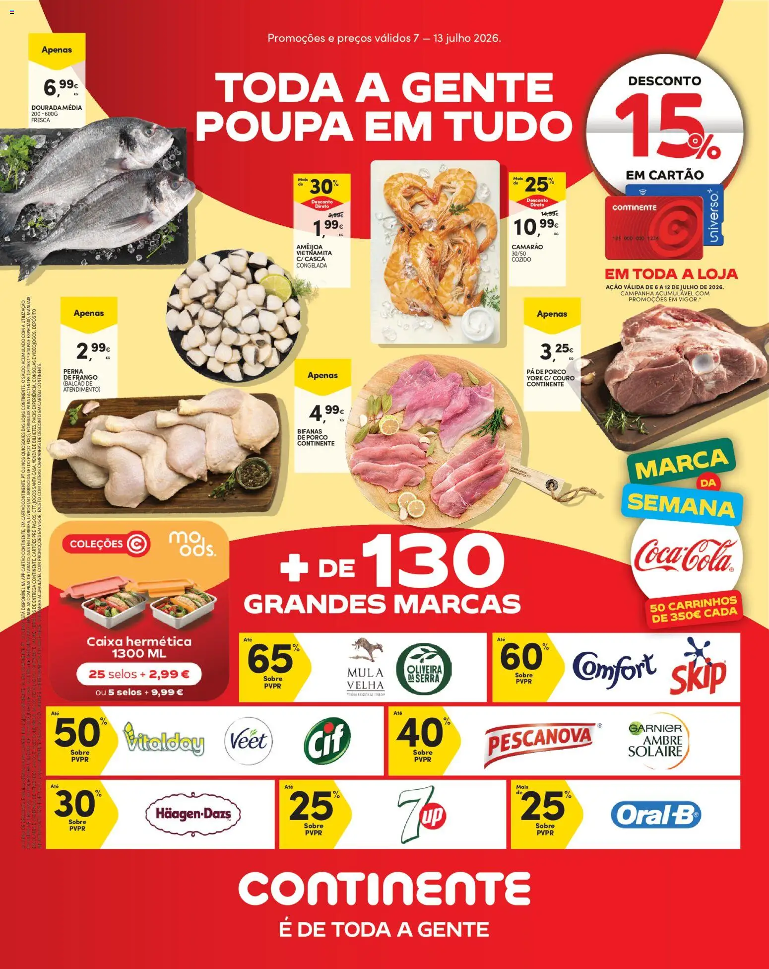 Continente Madeira │ válido de 07/07/2026 | Página: 3 | Produtos: Jogos, Camarão, Caixa, Pá