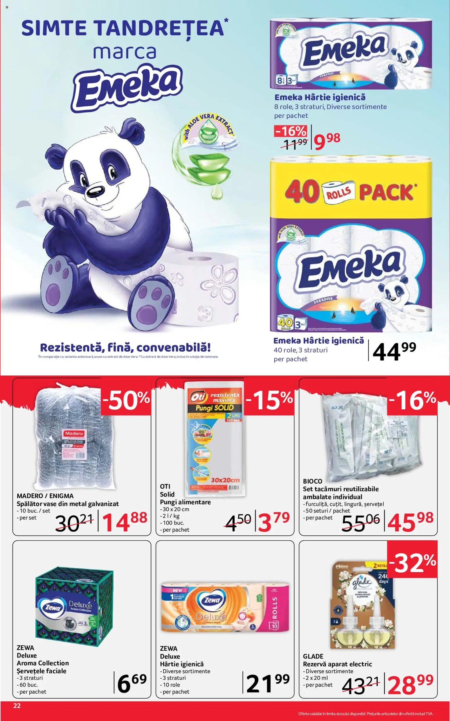 Noul catalog Selgros – valabil de la 10.07.2026 | Pagină: 22 | Produse: Role