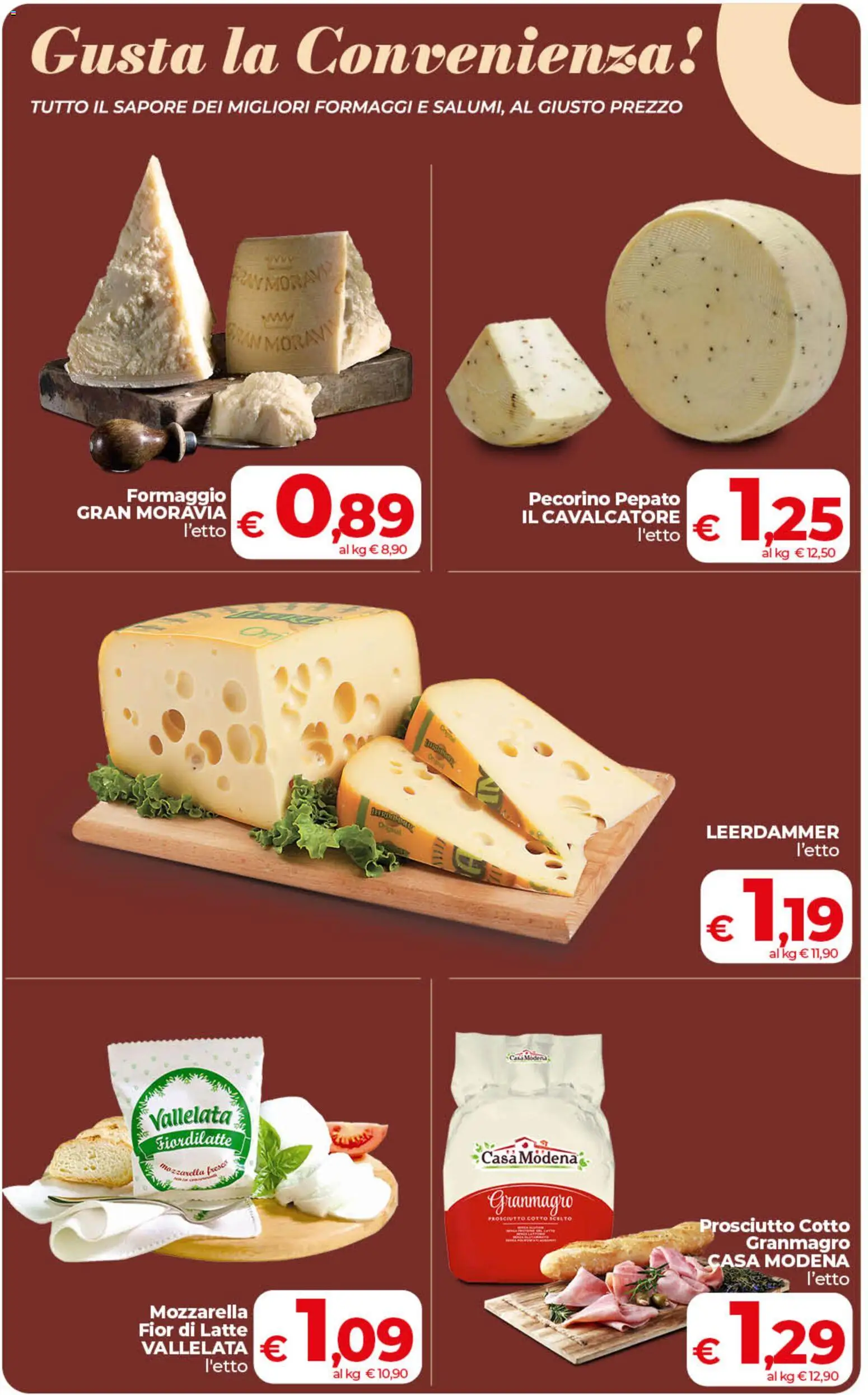 Volantino COOP del 29.05.2026 | Pagina: 11 | Prodotti: Mozzarella, Latte, Prosciutto, Pecorino