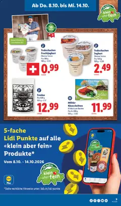 Lidl aktionen ab 08.10.2026 gültig | Seite: 41 | Produkte: Fruchtjoghurt, Joghurt, Fondue