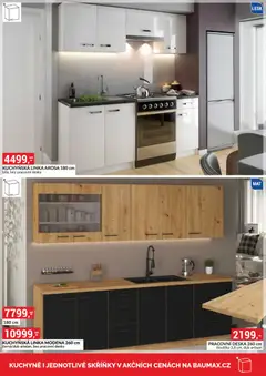 Náhled letáku BAUMAX leták - Moderní bydlení od 01.09.2026 | Strana: 75 | Produkty: Kuchyňská linka, Pracovní deska, Desky, Kuchyně