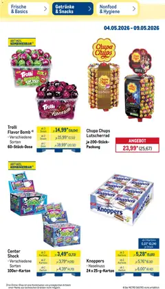 Metro Prospekt 	 ab 04.05.2026 gültig | Seite: 23 | Produkte: Knoppers, Chips